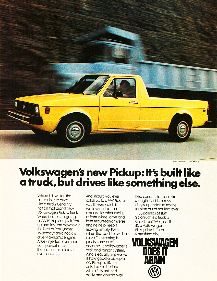 1980 Volkswagen Auto Advertising